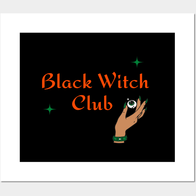 Black Witch Club - Light Brown Wall Art by Y-Tess